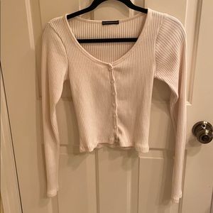 Brandy Melville Ribbed Cardigan